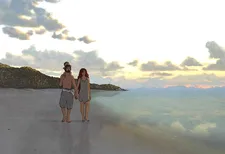 On the man feeling guilt: "Her kindness, yes. So we worked on that, we amplified it."